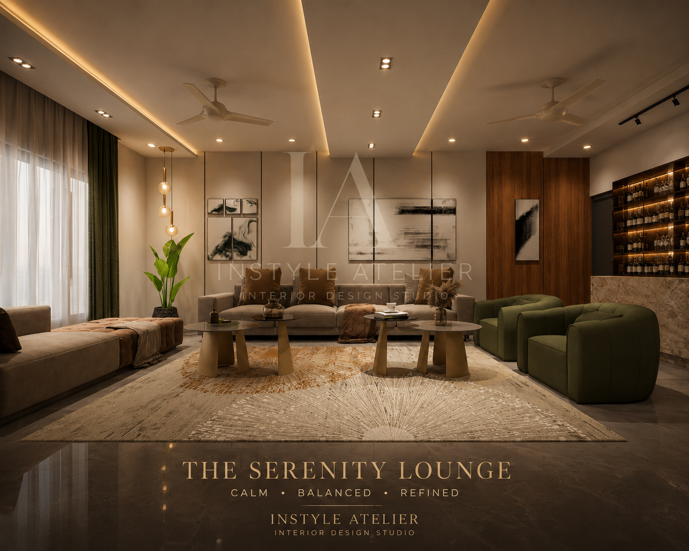 Luxury Lounge Area Architecture